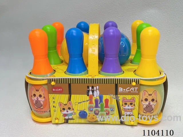 Portable bowling set