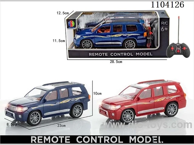 1:18 4ch rc car with light not included battery