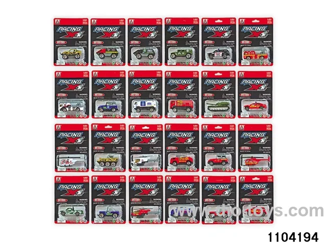 1:64 Scooter Alloy Car in Blister card