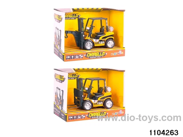 Pull Back Alloy Car W L/M(Electricity Included) in window box