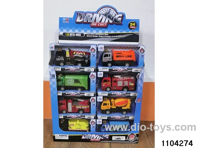 1:55 Pull Back Alloy Car in display box