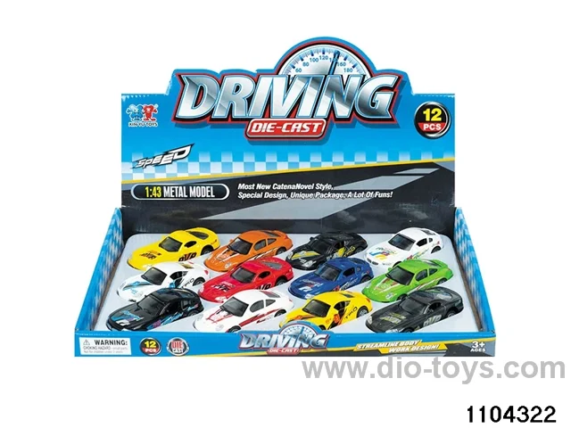 1:43 Pull back Car in display box
