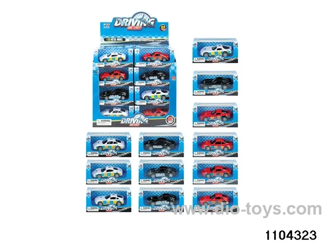 1:43 Pull back Car in display box