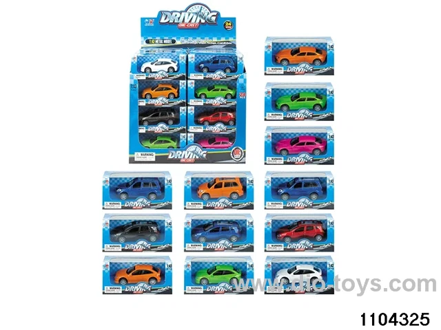 1:43 Pull back Car in display box