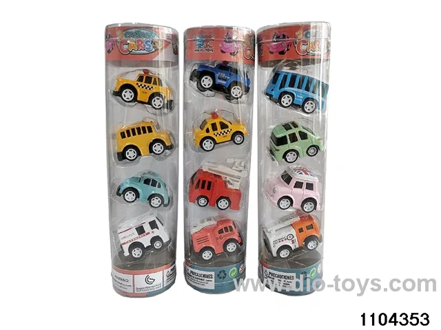 Alloy Pull Back Car in PVC Tin