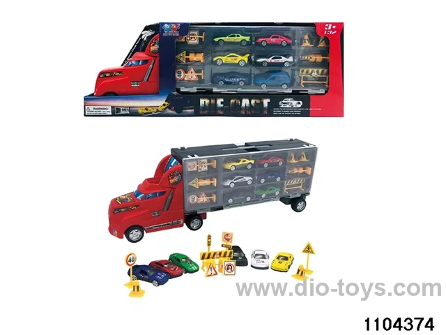Container Truck Set in window box