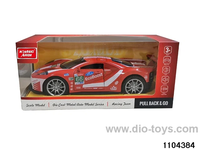 1:24 Alloy Pull Back Car (Included Electricity) in window box