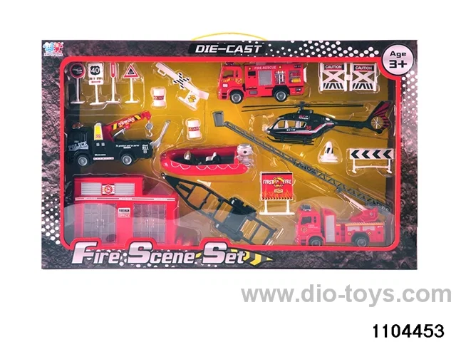Fire Police Kit 2 in 1 in window box