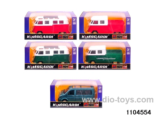 1:32 Alloy Pull Back Car in window box