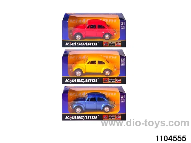 1:32 Alloy Pull Back Car in window box
