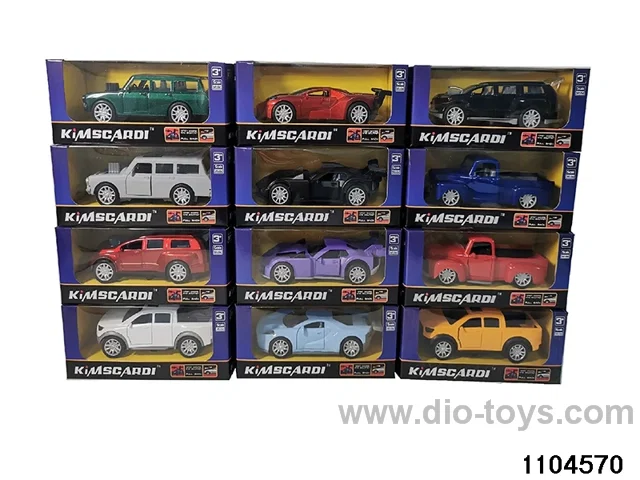Alloy Pull Back Car in window box