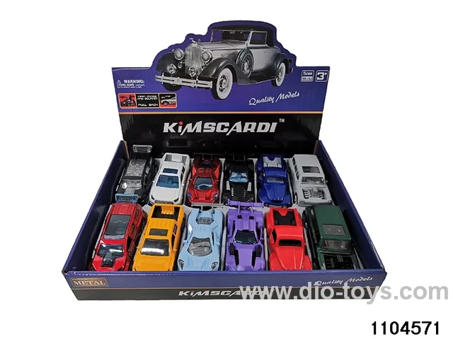 Alloy Pull Back Car in display box