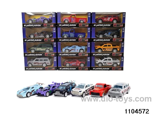 Alloy Pull Back Car in window box
