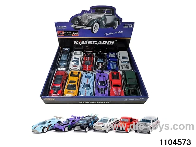 Alloy Pull Back Car in display box