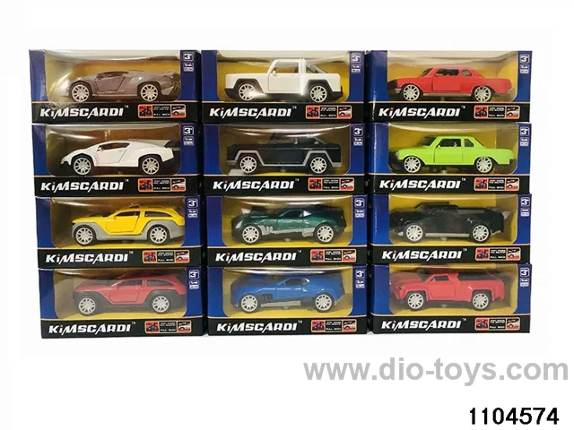 Alloy Pull Back Car in window box