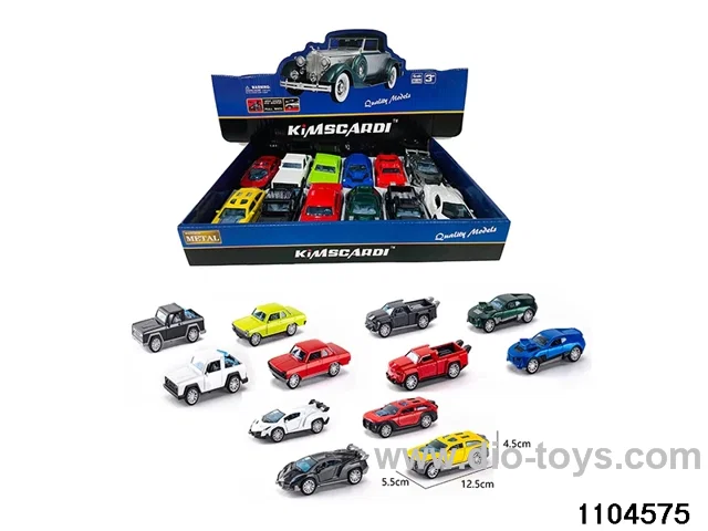 Alloy Pull Back Car in display box