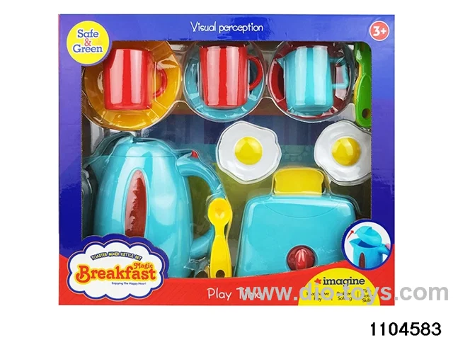 Breakfast set in window box
