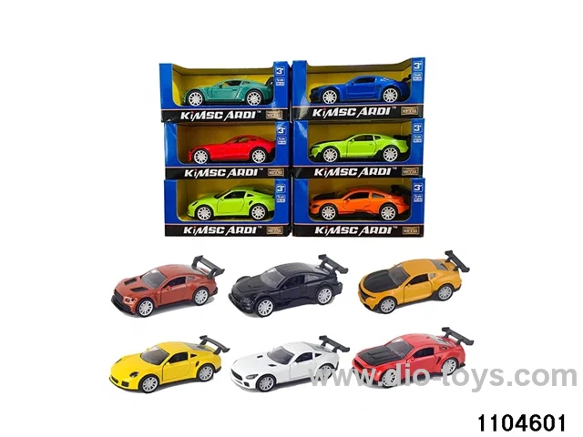 Alloy Pull Back Car in window box