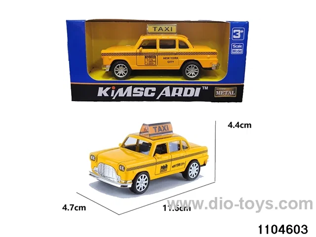 1:36 Alloy Pull Back Car in window box