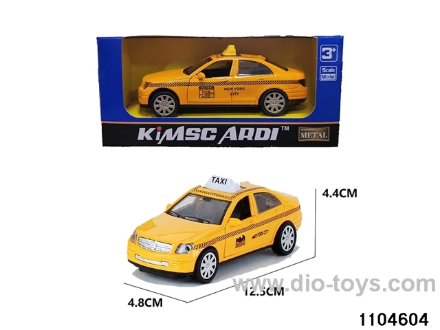 1:36 Alloy Pull Back Car in window box