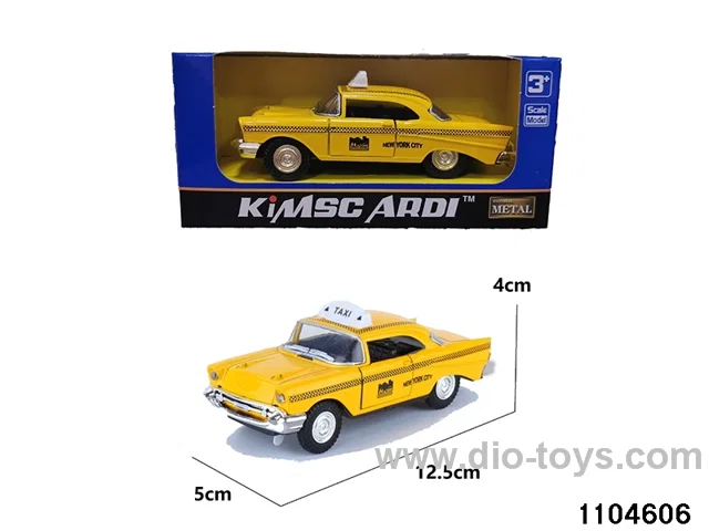 1:36 Alloy Pull Back Car in window box