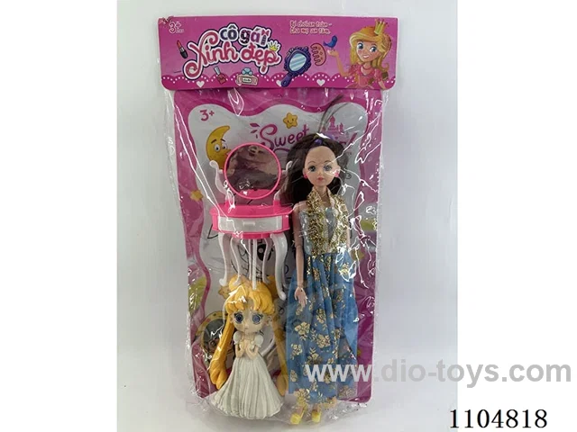 Doll with dresser butterfly wings