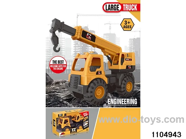 sliding engineering vehicles in window box