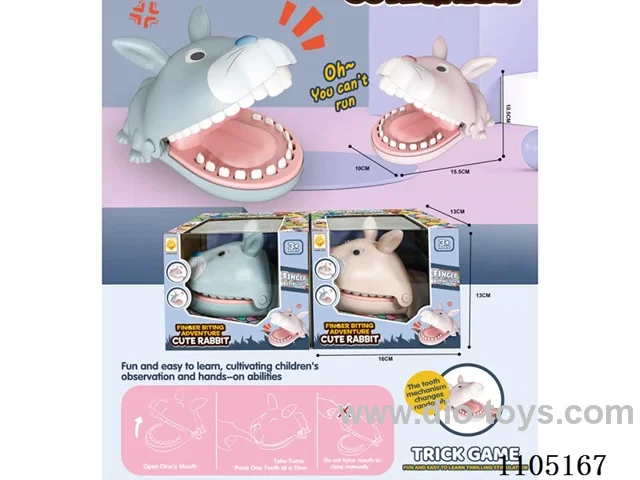 Finger biting toys