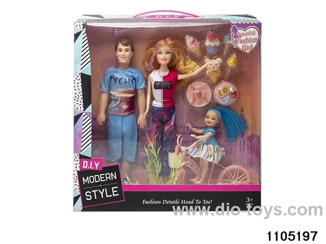 11.5 inch doll set in window box