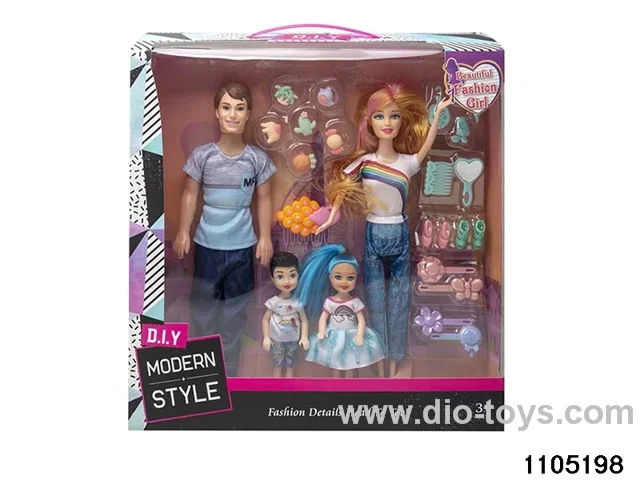 11.5 inch doll set in window box