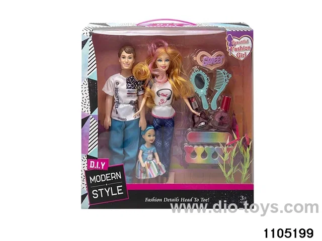 11.5 inch doll set in window box