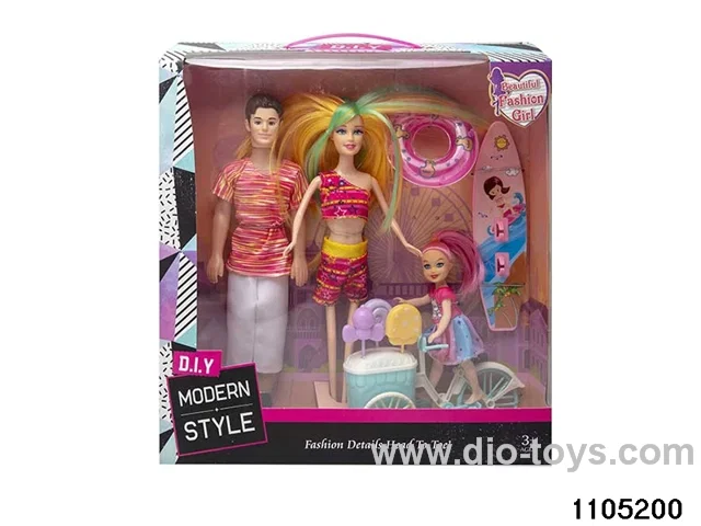 11.5 inch doll set in window box
