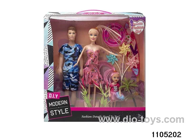11.5 inch doll set in window box