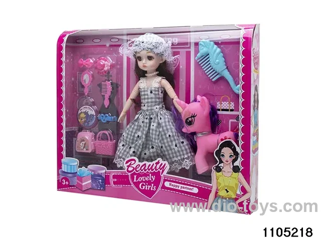 12 inch doll set in window box