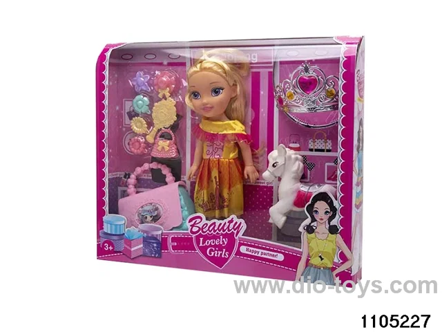 10 inch doll set in window box