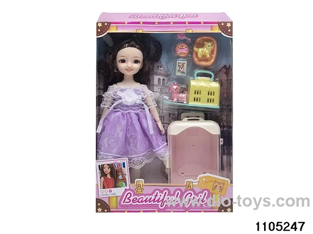 12 inch doll set in window box