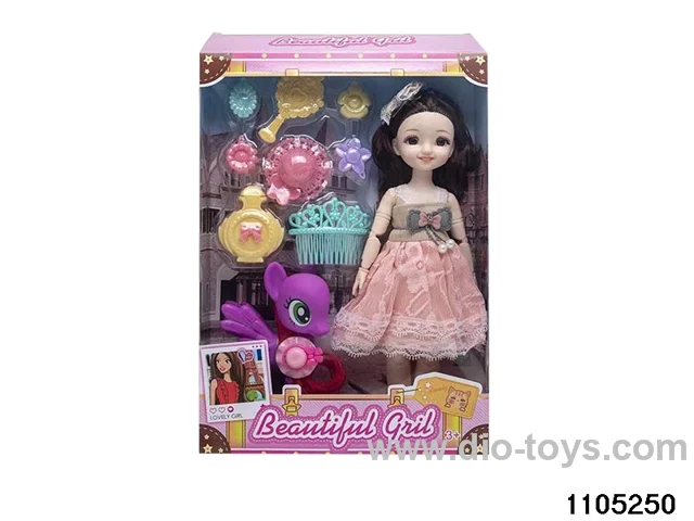 12 inch doll set in window box