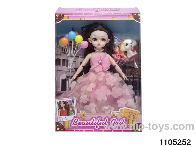 12 inch doll set in window box