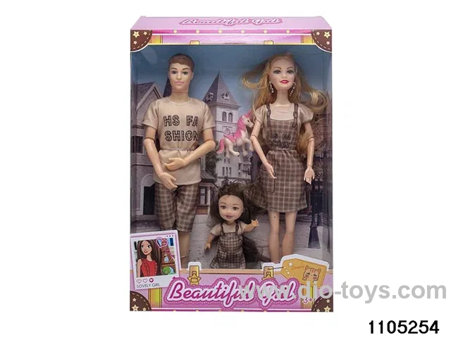 11.5 inch doll set in window box