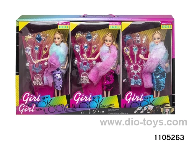 11.5 inch doll set in display box