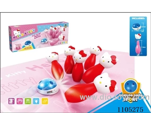 KT Cat bowling ball with sound and light