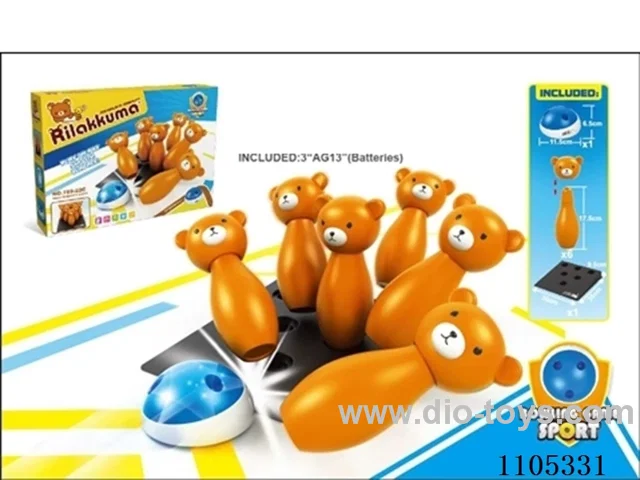 Easy bear belt slant bowling