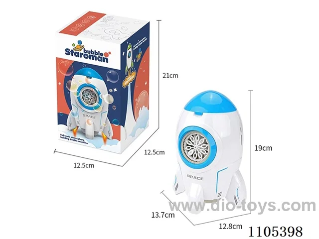Aero rocket electric bubble machine charging