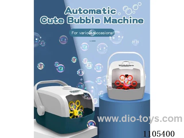 Charge the portable party bubble machine