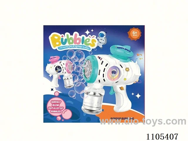 Rocket Bubble gun (rechargeable version without music) includes electricity