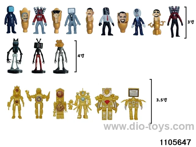 3-4 inch doll set in opp bag