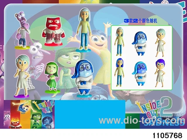 3-4.2 inch doll set in opp bag