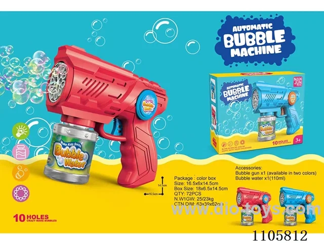 10-hole Space Bubble Gun (Battery model)