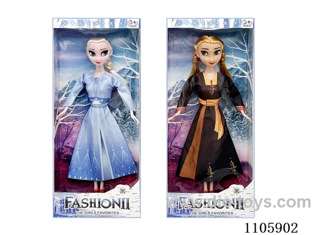 11.5 "Snow Princess doll window box