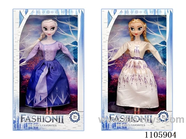 11.5 "Snow Princess doll window box